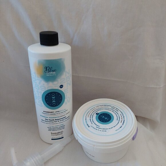 2 Tweak'd by Nature Stardust Sky Zone Hair Cleanser Youth Rejuvenator Mask PM - Picture 1 of 3